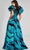 Jovani 40696 - Ruffle Sleeve V-Neck Prom Gown Special Occasion Dress