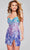 Jovani 40764 - Sequined Lace-Up Back Cocktail Dress Homecoming Dresses