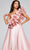 Jovani 40796 - Ruffle Draped Evening Gown Special Occasion Dress