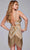 Jovani 41101 - Sleeveless Fringed Hem Cocktail Dress Cocktail Dresses