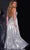 Jovani 41117 - Metallic Pleated Prom Dress Prom Dresses