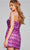 Jovani 42197 - Strapless Geometric Beaded Cocktail Dress Homecoming Dresses