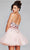 Jovani 42282 - Cut-Glass Layered A-Line Cocktail Dress Homecoming Dresses