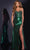 Jovani 42336 - Beaded Bustier Prom Dress Prom Dresses 00 / Green