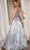 Jovani 42337 - Metallic Pleated Prom Dress Prom Dresses