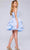 Jovani 42340 - Petal Draped Short Dress Homecoming Dresses