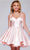 Jovani 42342 - Tie Strap Sweetheart Cocktail Dress Homecoming Dresses