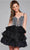 Jovani 42457 - Fitted One-Sleeve Cocktail Dress Cocktail Dresses