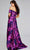 Jovani 42506 - Floral Printed Off-Shoulder Prom Gown Special Occasion Dress