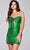 Jovani 42515 - Sequin Cutout Cocktail Dress Homecoming Dresses 00 / Green