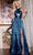 Jovani 42733 - Metallic Pleats Prom Dress Prom Dresses 00 / Turquoise