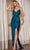 Jovani 43132 - Ruched Sweetheart Prom Dress Prom Dresses 00 / Peacock