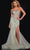 Jovani 43189 - Sheer Bodice V-Neck Prom Gown Prom Dresses