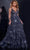 Jovani 43198 - Sequin Tiered Prom Dress Prom Dresses 00 / Navy