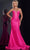 Jovani 43350 - Sweetheart Plunge Prom Dress Prom Dresses 00 / Fuchsia