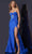 Jovani 43419 - Crisscross Bodice Prom Dress Prom Dresses 00 / Royal