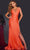 Jovani 43573 - Sleeveless Mermaid Prom Dress Prom Dresses 00 / Orange