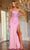 Jovani 43585 - Embellished Corset Prom Dress Prom Dresses 00 / Pink