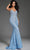 Jovani 43760 - Lace Mermaid Prom Dress Prom Dresses 00 / Light Blue