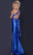 Jovani 43853 - Halter High Slit Prom Dress Prom Dresses