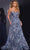 Jovani 44151 - Strapless Floral Prom Gown Special Occasion Dress