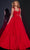 Jovani 44182 - Twist Bust Prom Dress Prom Dresses 00 / Red