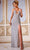 Jovani 44191 - Beaded Cutout Prom Dress Prom Dresses 00 / Silver