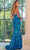 Jovani 44340 - Floral Sequin Prom Dress Prom Dresses