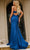 Jovani 44428 - Lace Up Halter Prom Dress Prom Dresses