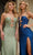 Jovani 44428 - Lace Up Halter Prom Dress Prom Dresses