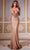 Jovani 44538 - Beaded Sheer Corset Prom Dress Prom Dresses 00 / Gold