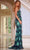 Jovani 44726 - Sequins Embellishments High Slit Prom Gown Special Occasion Dress