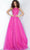 Jovani 59046 - Embroidered Floral Dress Prom Dresses