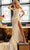 Jovani Bridal JB07454 - Off Shoulder Bridal Gown with Slit Bridal Dresses 00 / Ivory