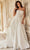 Jovani Bridal JB24563 - Scalloped Neck Strapless Bridal Gown Bridal Dresses