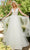 Jovani Bridal JB3500 - Plunging Floral Beaded Bridal Gown Bridal Dresses