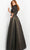 Jovani - Collared V-Neck Metallic Evening Dress 05075SC Winter Formals and Balls