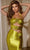 Jovani D5031 - Metallic Slit Prom Dress Special Occasion Dress