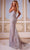 Jovani D5042 - Rhinestone Embellished Spaghetti Straps Prom Gown Special Occasion Dress