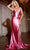 Jovani D5043 - Basque High Slit Prom Dress Special Occasion Dress