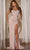 Jovani D5064 - Rhinestone Embellished Ruched Prom Gown Special Occasion Dress