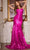 Jovani D5067 - Ruched Metallic Prom Dress Prom Dresses 00 / Pink