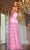 Jovani D5101 - Floral Printed Straight-Across Prom Gown Special Occasion Dress