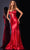 Jovani D5119 - Bow Accented Ruched Prom Gown Special Occasion Dress