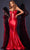 Jovani D5119 - Bow Accented Ruched Prom Gown Special Occasion Dress