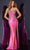 Jovani D5504 - Rhinestone Ornate Asymmetric Neck Prom Gown Special Occasion Dress