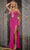 Jovani D5724 - Geometric Sequin Strapless Prom Gown Special Occasion Dress