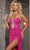 Jovani D5724 - Geometric Sequin Strapless Prom Gown Special Occasion Dress