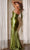 Jovani D5814 - Halter Neck Floral Accent Prom Gown Special Occasion Dress