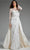 Jovani JB07376 - Overskirt Sheath Bridal Gown Bridal Dresses